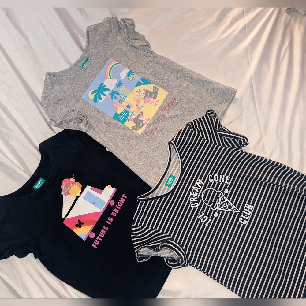 3 pack of girls tshirts